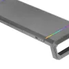 Mars Gaming MGS-ONE Suporte para Monitor Chroma RGB Preto Tamanho Ajustável Suporte para Smartphone e Tablet USB 2.0 Frontal