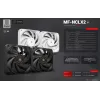 Mars Gaming MF-NCLX2W Ventoinha para Caixa de Computador 12 cm Branca 2 Unid.
