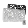 Mars Gaming MF-NCLX2W Ventoinha para Caixa de Computador 12 cm Branca 2 Unid.