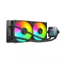 Sistema de refrigeração para computador Mars Gaming MLVISION240 refrigeração líquida all-in-one para processador 12 cm preta