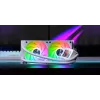 Mars Gaming ML-VISION240W Refrigeração líquida AIO para CPU, 240 mm, RGB, branco