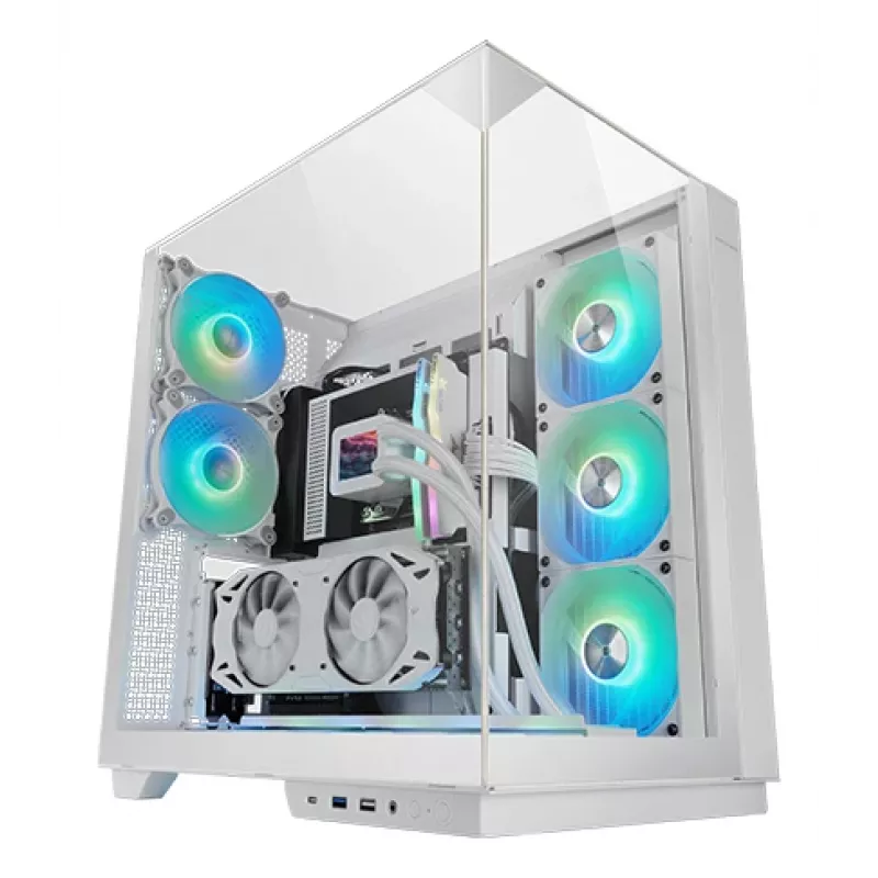 Torre Mars Gaming MC-3GFW branca