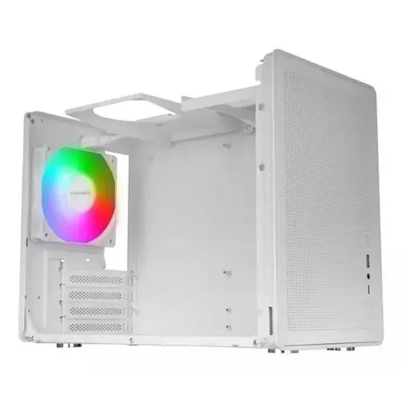 Caixa de computador Mars Gaming MCXPSW mATX branca