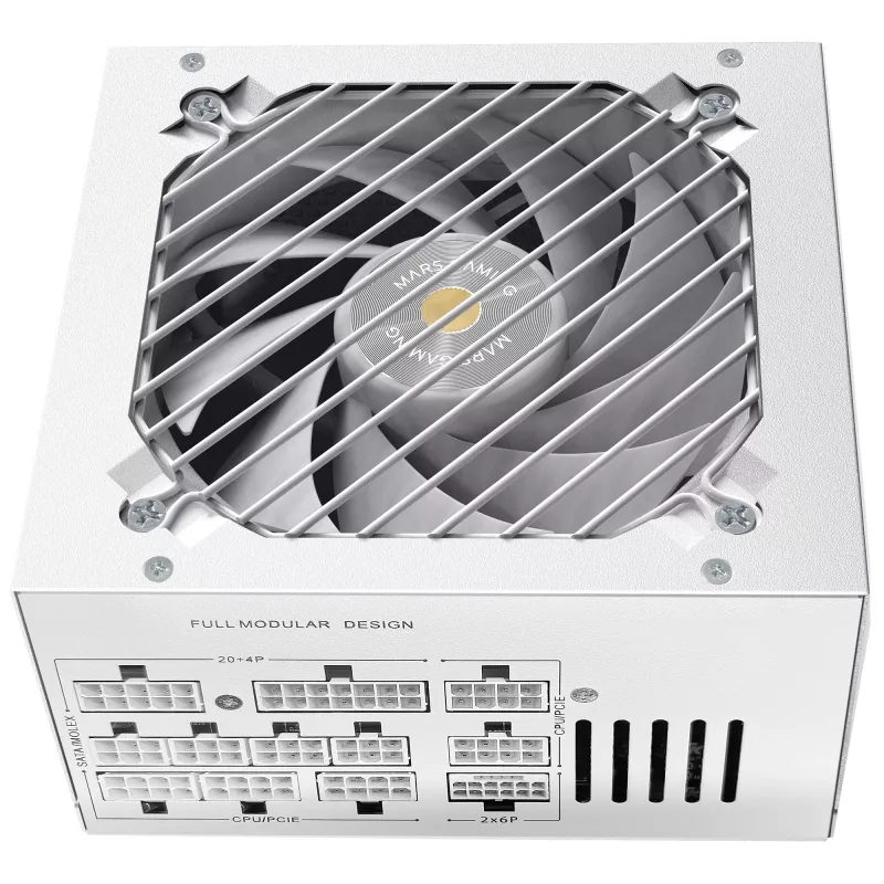 Fonte de alimentação Mars Gaming MPB1000PSIW 1000 W 24 pinos ATX ATX branca