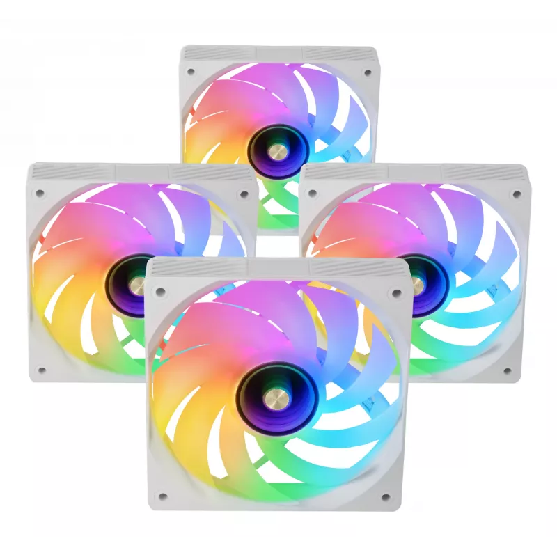 Sistema de refrigeração para computador Mars Gaming MFSI4KITW ventoinha para caixa de computador 12 cm branca