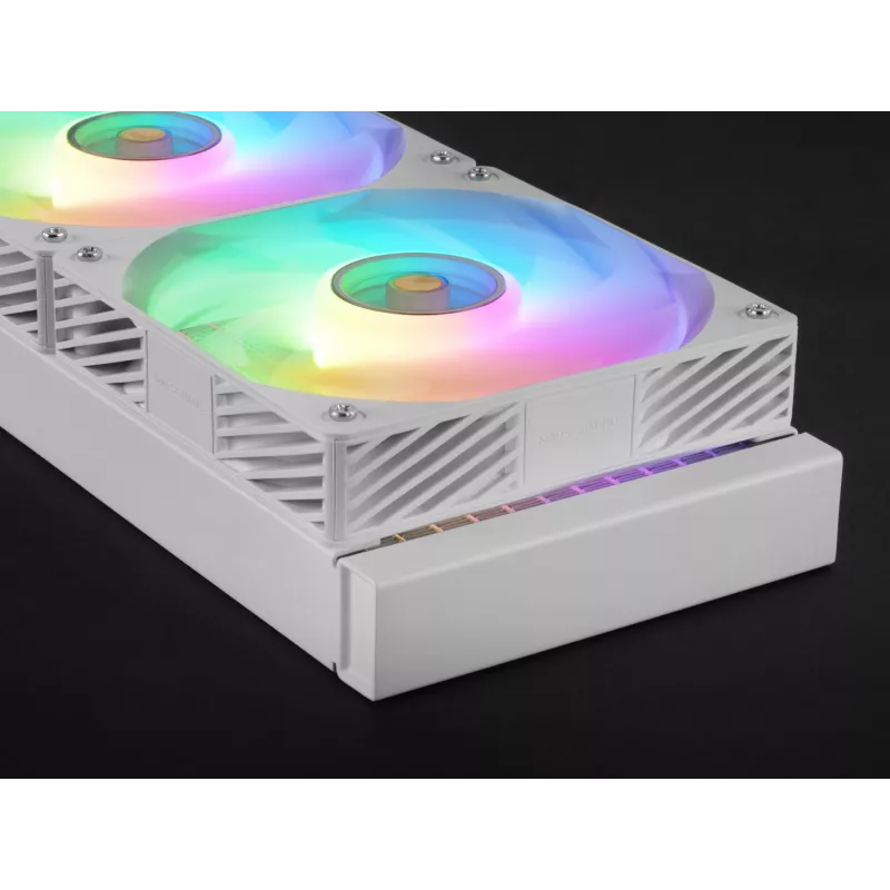 Refrigeração líquida all-in-one para processador Mars Gaming ML-VISIONPRO240W 12 cm branca 1 unid.