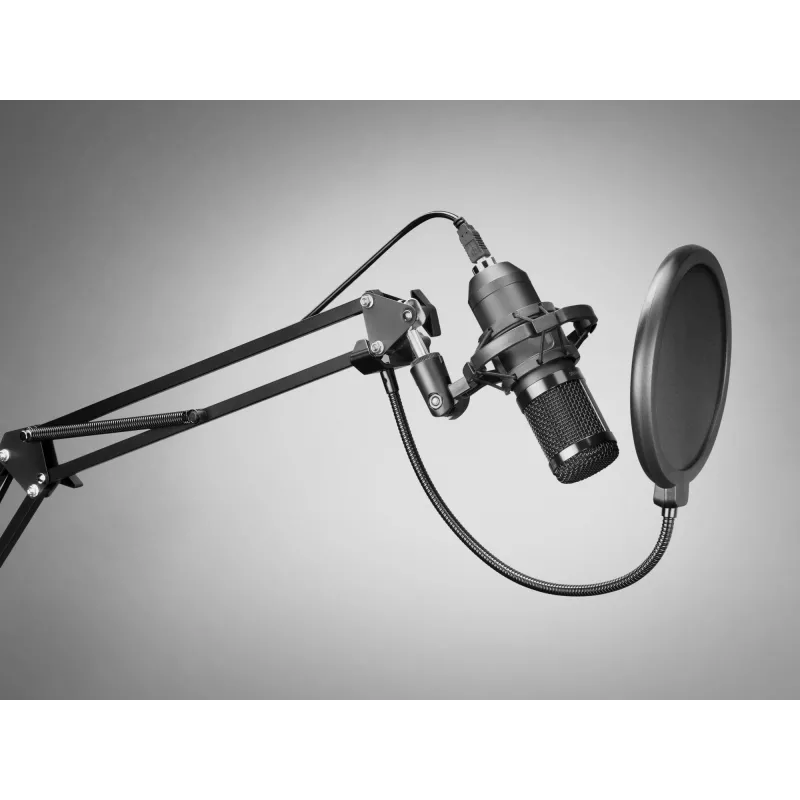 Microfone de ultra-alta definição Mars Gaming para streaming preto