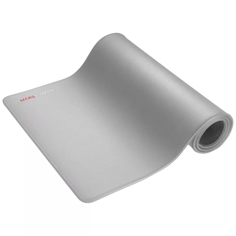 Tapete de rato Mars Gaming MMPXLS Silver, XL, dupla camada, nanotecnologia, 800x300x4mm