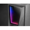 Caixa de computador Mars Gaming MC777, ATX, iluminação ARGB, preto, PC, preto, ATX, micro ATX, Mini-ITX, azul, verde, vermelho, 15,8 cm, 31,8 cm