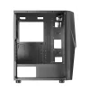 Caixa de computador Mars Gaming MC777, ATX, iluminação ARGB, preto, PC, preto, ATX, micro ATX, Mini-ITX, azul, verde, vermelho, 15,8 cm, 31,8 cm