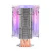 Dissipador de CPU Mars Gaming MCPU66 Triple ARGB com 6 heatpipes HCT TDP 220W e 2 ventoinhas de 12cm
