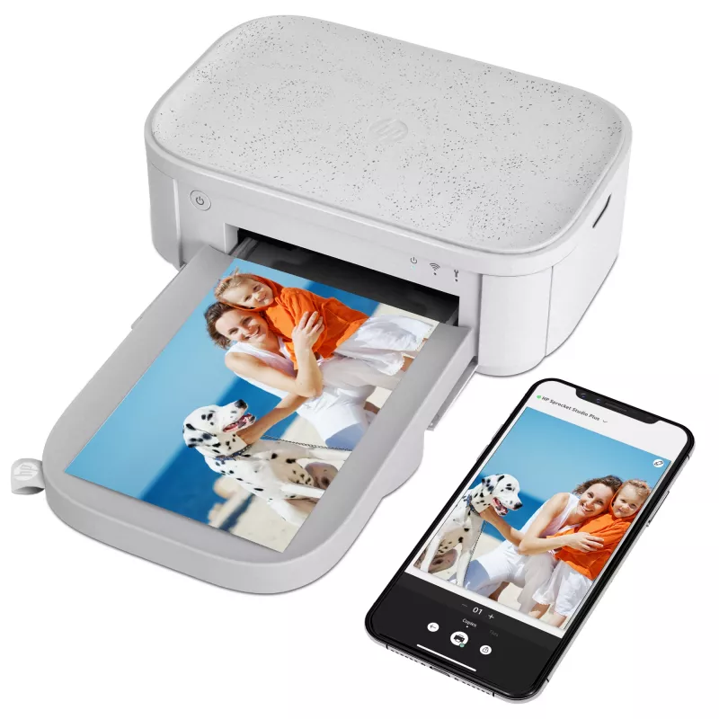 Impressora fotográfica HP Sprocket Studio Plus por sublimação de cor 300 x 300 DPI 4