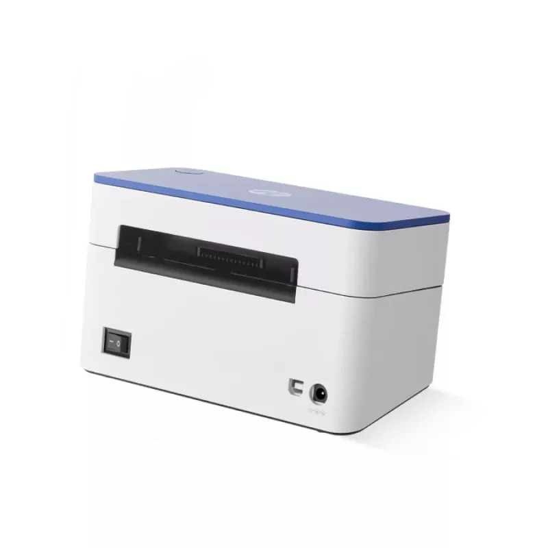 Impressora de etiquetas térmica direta HP HPKE100 203 x 203 DPI 127 mm/s com fios USB branco/azul