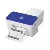 Impressora de etiquetas térmica direta HP HPKE100 203 x 203 DPI 127 mm/s com fios USB branco/azul