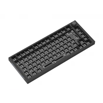 Barebone de teclado GLORIOUS GMMK Pro — caixa de alumínio 75%, preto, 332×135×32 mm, 1,5 kg