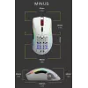 Rato Glorious Gaming Glorious Model D Minus - branco mate, para destros, ótico, USB Type-A, 3200 DPI, 1 ms, branco