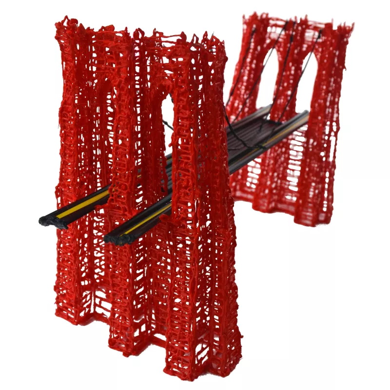 Material de impressão 3D em plástico 3Doodler FLX04-RED 3 mm vermelho