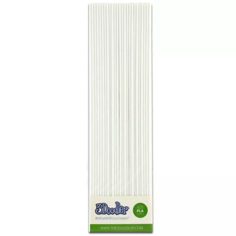 Material de impressão 3D 3Doodler PL06-SNOW ácido polilático (PLA) branco 2 g