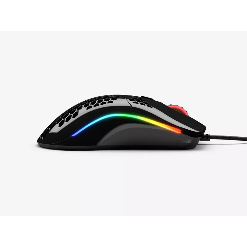 Rato Glorious Gaming Model O para destros USB Type-A ótico 12000 DPI