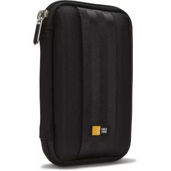 Estojo para disco externo Case Logic, bolsa sleeve, EVA (etileno-acetato de vinilo), preto, universal, resistente ao pó, resistente a riscos, 102 mm