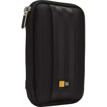 Estojo para disco externo Case Logic, bolsa sleeve, EVA (etileno-acetato de vinilo), preto, universal, resistente ao pó, resistente a riscos, 102 mm