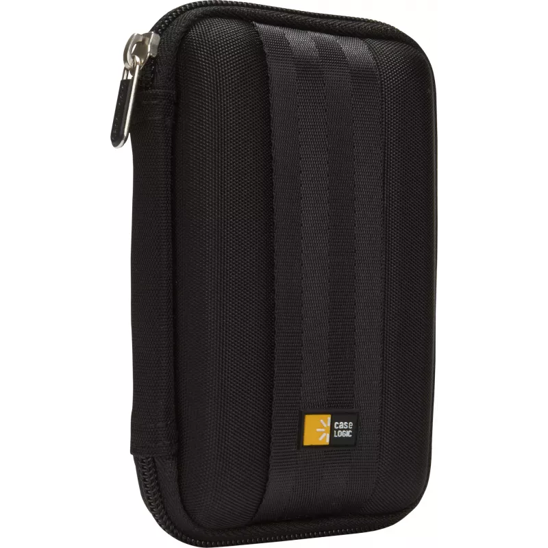 Estojo para disco externo Case Logic, bolsa sleeve, EVA (etileno-acetato de vinilo), preto, universal, resistente ao pó, resistente a riscos, 102 mm