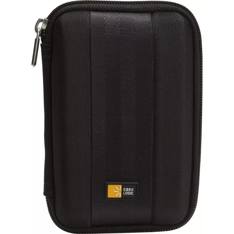 Estojo para disco externo Case Logic, bolsa sleeve, EVA (etileno-acetato de vinilo), preto, universal, resistente ao pó, resistente a riscos, 102 mm