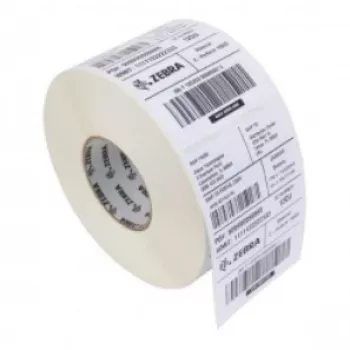 Zebra 8000T Void etiquetas de poliéster mate, prateado, 25 x 51 mm, 5000 etiquetas (2 rolos)