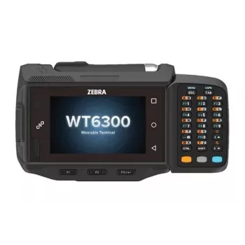 Computador portátil Zebra WT6300 8,13 cm (3,2 polegadas) 800 x 480 píxeis Ecrã tátil 256 g Preto