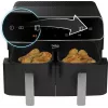 Fritadeira de ar quente Beko FRL5388B ExpertFry, 8,5 L, 2400 W, preto, controlo tátil