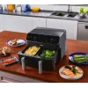 Fritadeira de ar quente Beko FRL5388B ExpertFry, 8,5 L, 2400 W, preto, controlo tátil