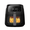 Fritadeira de ar quente BEKO FRL3374B, 7,6 l, 1750 W, preto, controlo tátil, 9 programas, 35–200 °C
