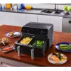 Fritadeira de ar quente BEKO FRL3374B, 7,6 l, 1750 W, preto, controlo tátil, 9 programas, 35–200 °C