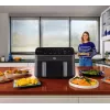 Fritadeira de ar quente BEKO FRL3374B, 7,6 l, 1750 W, preto, controlo tátil, 9 programas, 35–200 °C