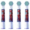 Cabeças de escova de dentes de substituição BRAUN Oral-B Spiderman, pack de 4, compatíveis com escovas Oral-B, modelo 014052