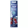 Cabeças de escova de dentes de substituição BRAUN Oral-B Spiderman, pack de 4, compatíveis com escovas Oral-B, modelo 014052