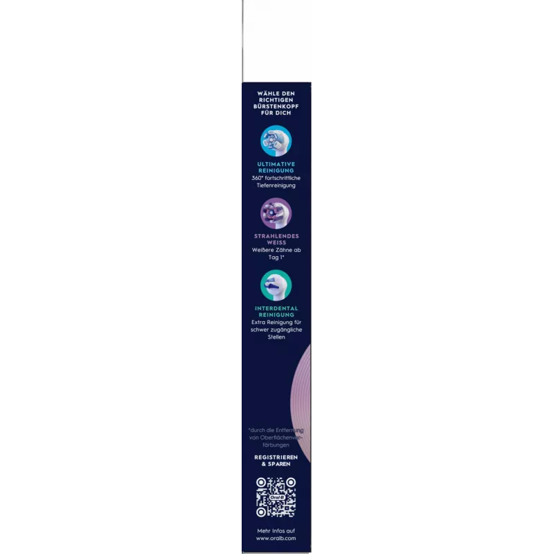 Cabeça de escova de dentes Oral-B, 6 unid., branco