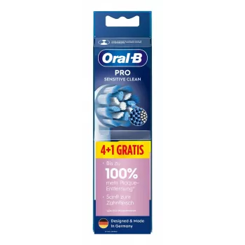 Cabeças de escova Oral-B Pro Sensitive Clean, 5 unid., branco, extra suave