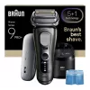 Máquina de barbear de lâmina Braun Series 9 Pro+ 9675cc, cinzento, prateado, aço inoxidável