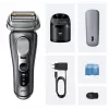 Máquina de barbear de lâmina Braun Series 9 Pro+ 9675cc, cinzento, prateado, aço inoxidável