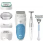 Braun Silk-épil 5 810 + Gillette Venus Trimmer, 28 pinças, azul, branco