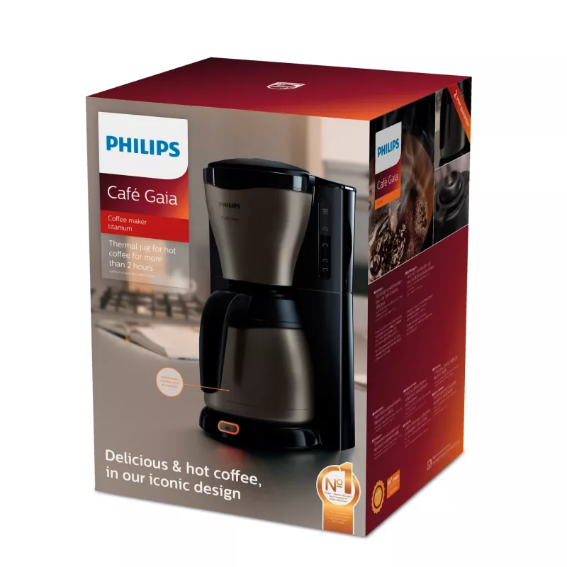 Máquina de café Philips Café Gaia Collection HD7547/80, máquina de café de filtro, 1,2 L