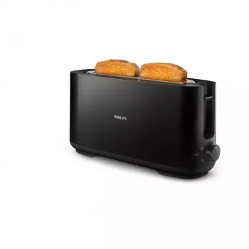 Torradeira Philips Daily Collection HD2590/90 – ranhura longa, preto