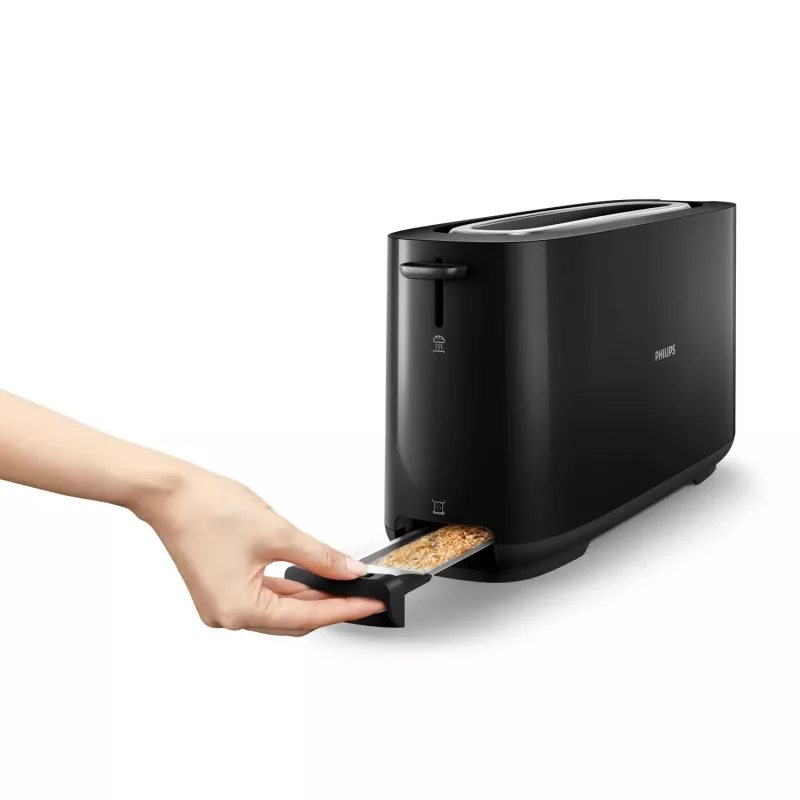 Torradeira Philips Daily Collection HD2590/90 – ranhura longa, preto