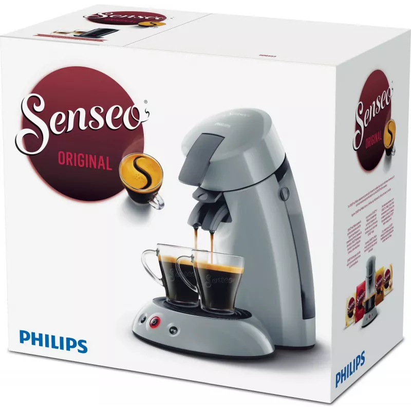 Máquina de café Senseo Original HD6553/70 – semiautomática para cápsulas de café, 0,7 l