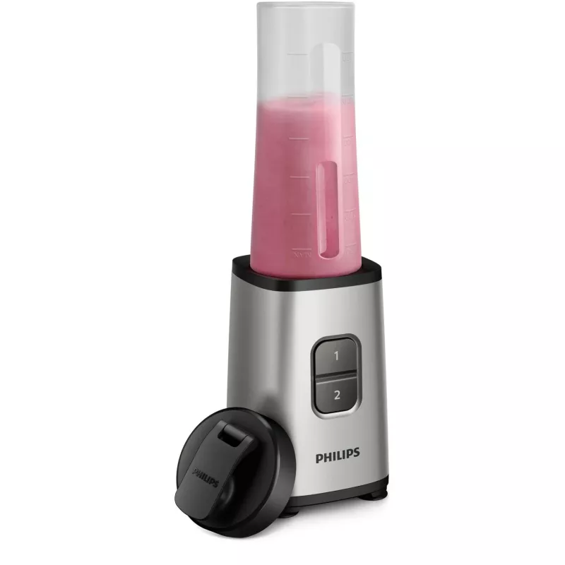 Mini Liquidificadora Philips Daily Collection HR2600/80, Liquidificadora de Mesa, 0,7 l, Função Pulsar, Tritura Gelo, 0,85 m, 350 W