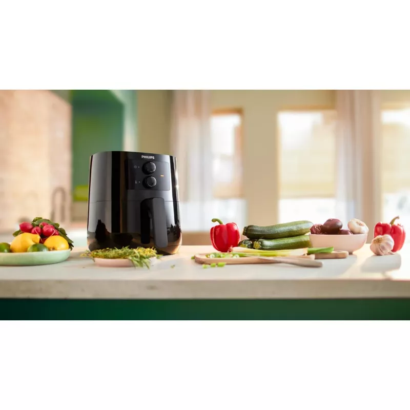 Fritadeira de Ar Quente Philips 3000 series HD9200/90 Airfryer L, 4,1 L, 0,8 kg, Rapid Air, 80 °C, 200 °C