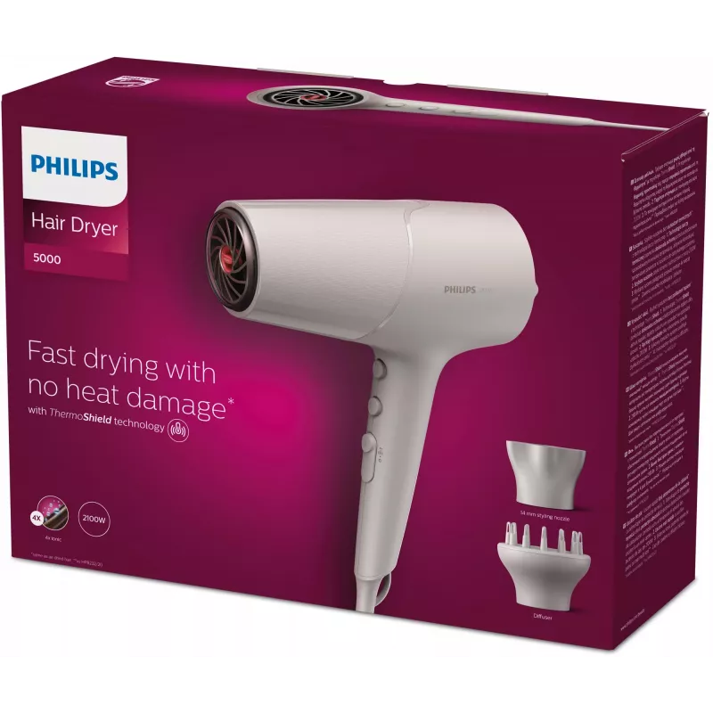 Secador de Cabelo Philips 5000 Series BHD501/20 2100 W