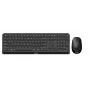 Teclado e rato Philips 4000 series SPT6407B/31 universal RF sem fios + Bluetooth QWERTY alemão preto
