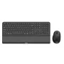 Teclado e rato Philips 6000 series SPT6607B/31 universal RF sem fios + Bluetooth preto